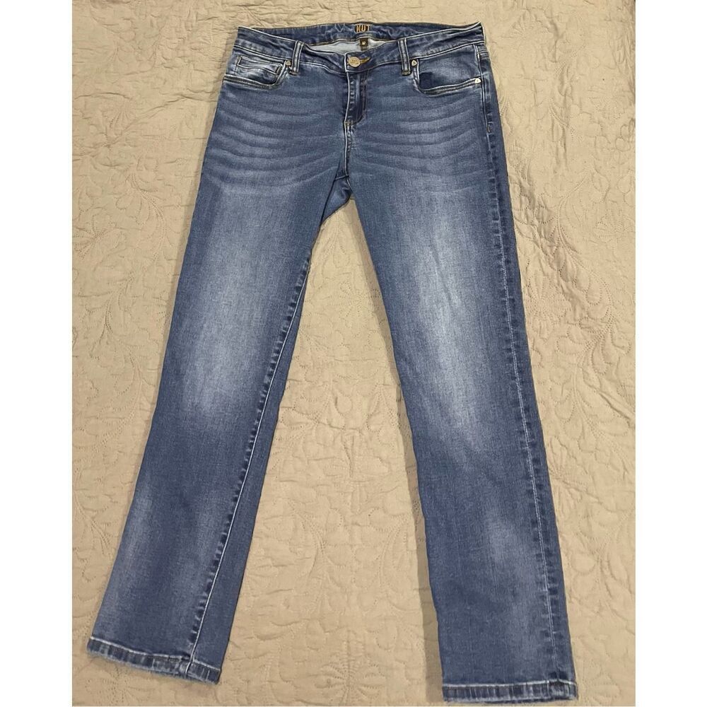Kut from the Kloth 8P Skinny Jeans Mid Rise Medium Wash